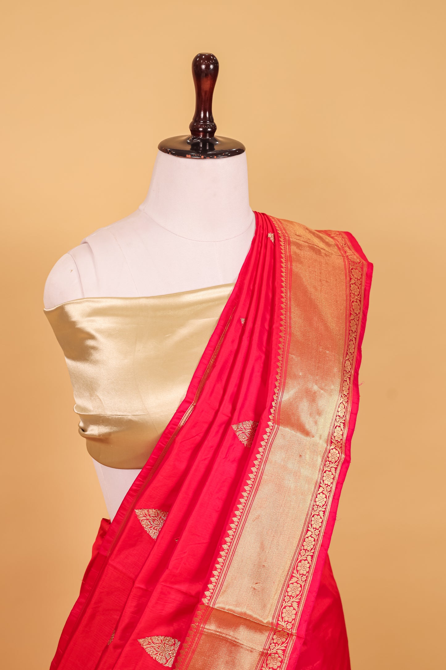 Rani Pink Katan Pure Silk Kadhwa Saree - Panaya 