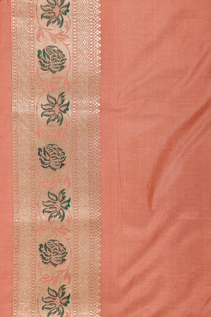 Pink Katan Pure Silk Cutwork Saree