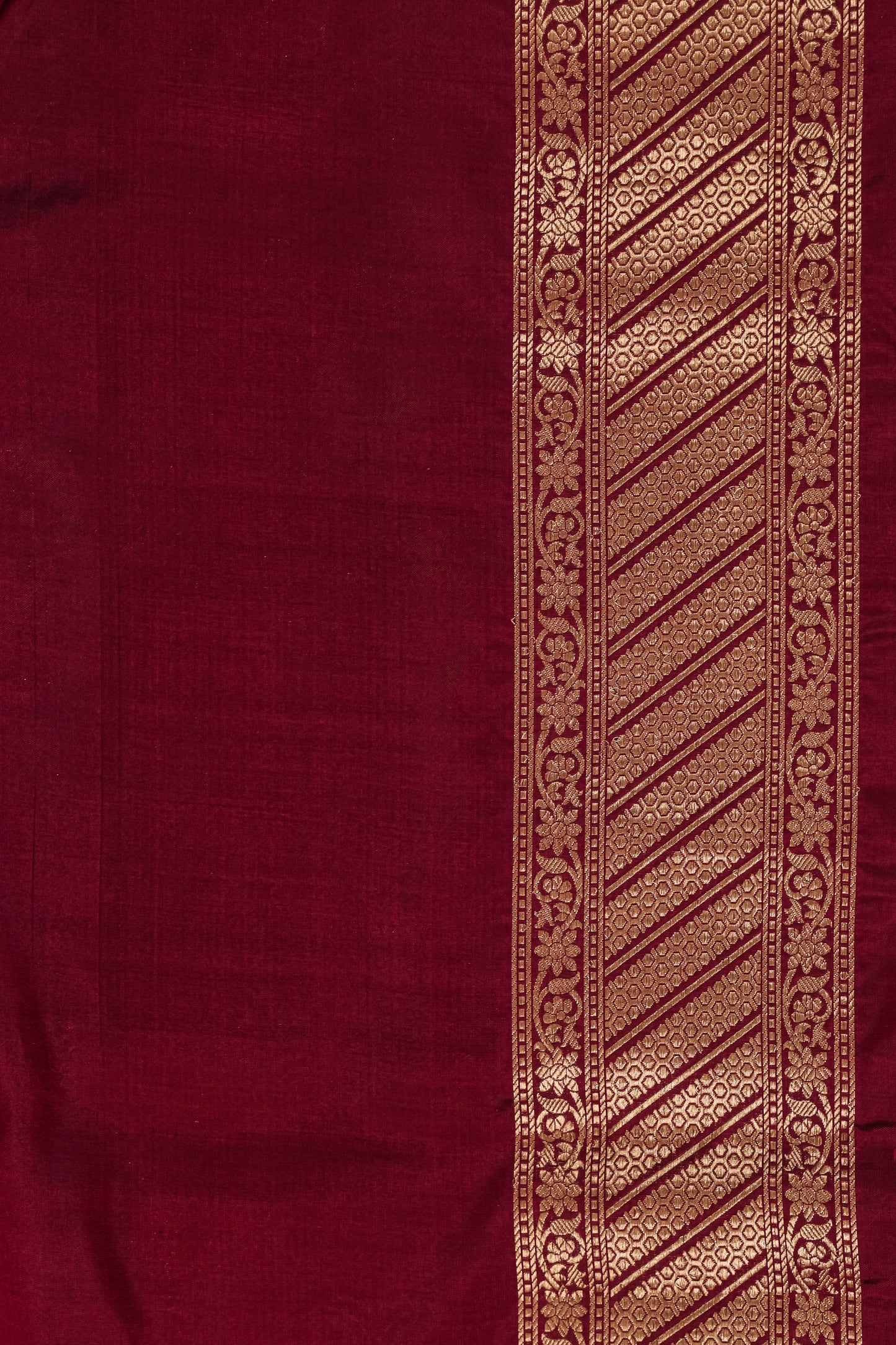 Magenta Katan Pure Silk Cutwork Saree