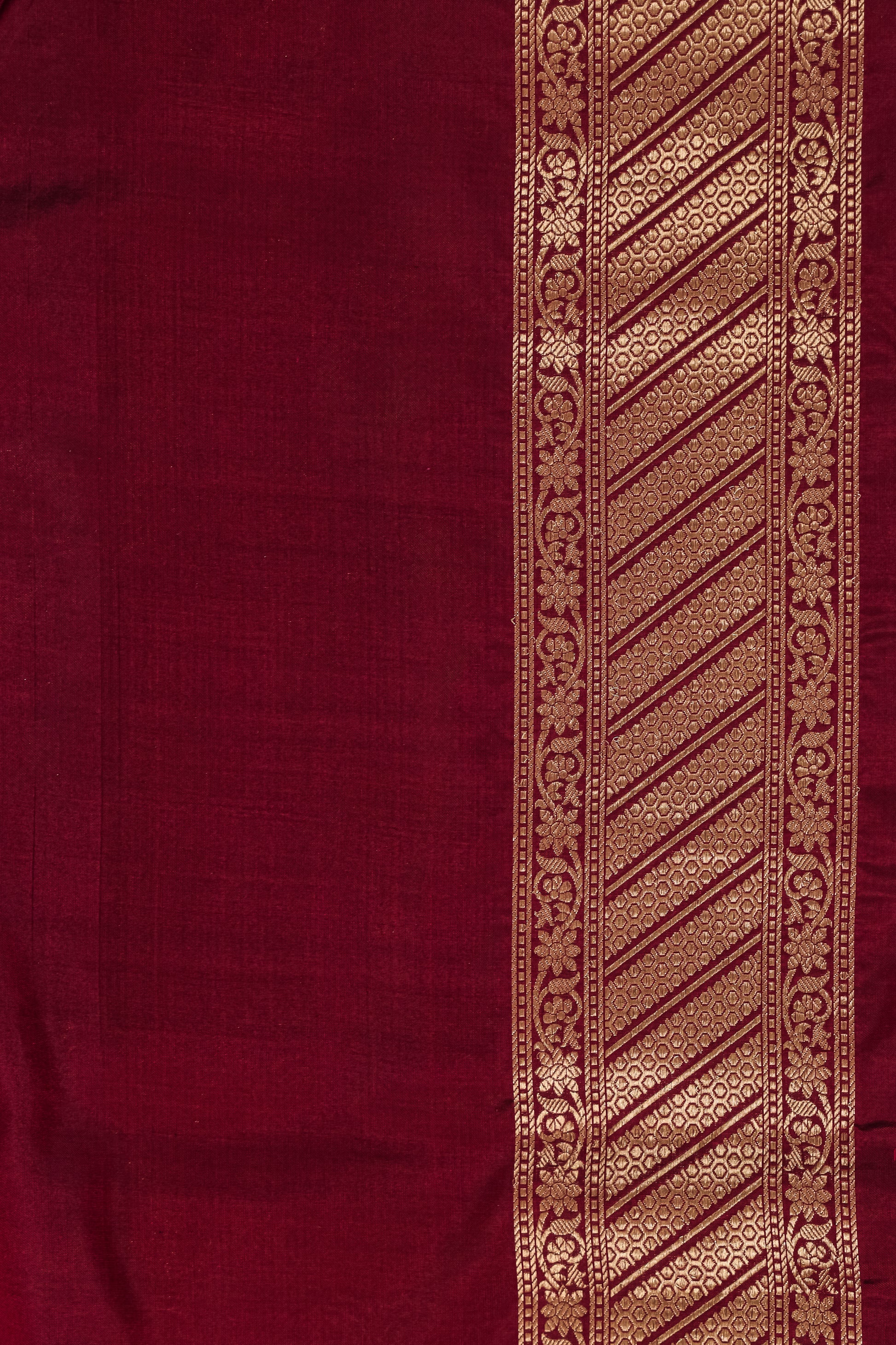 Magenta Katan Pure Silk Cutwork Saree