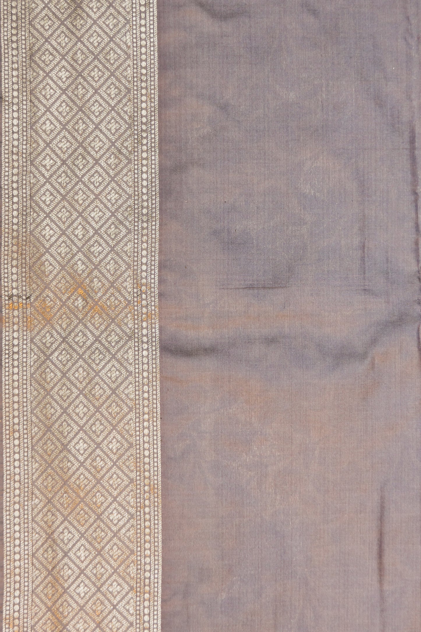 Mauve Handwoven Brocade Katan Silk Saree - Panaya 