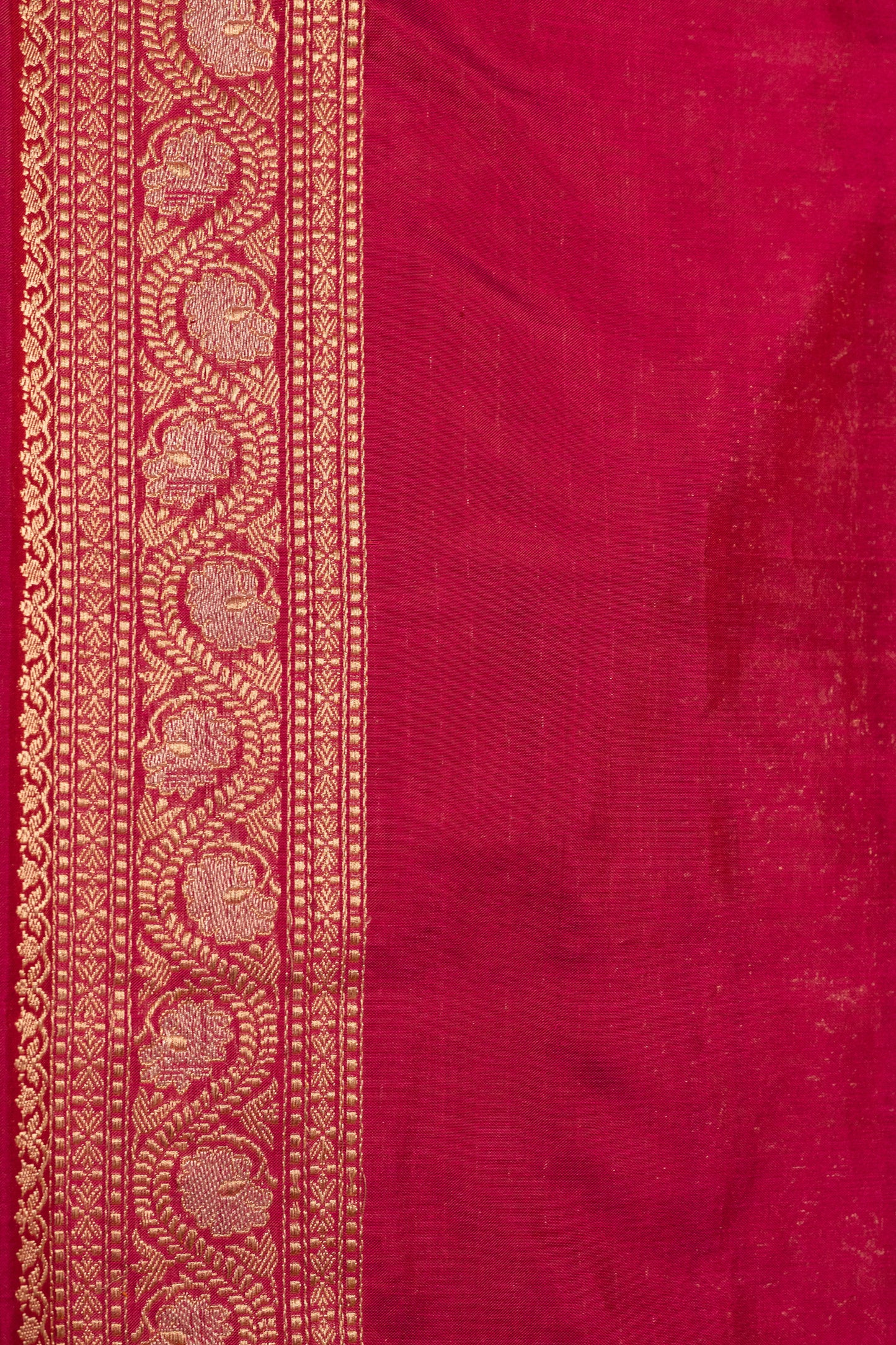Pink Handwoven Kadwa Katan Silk Saree - Panaya 
