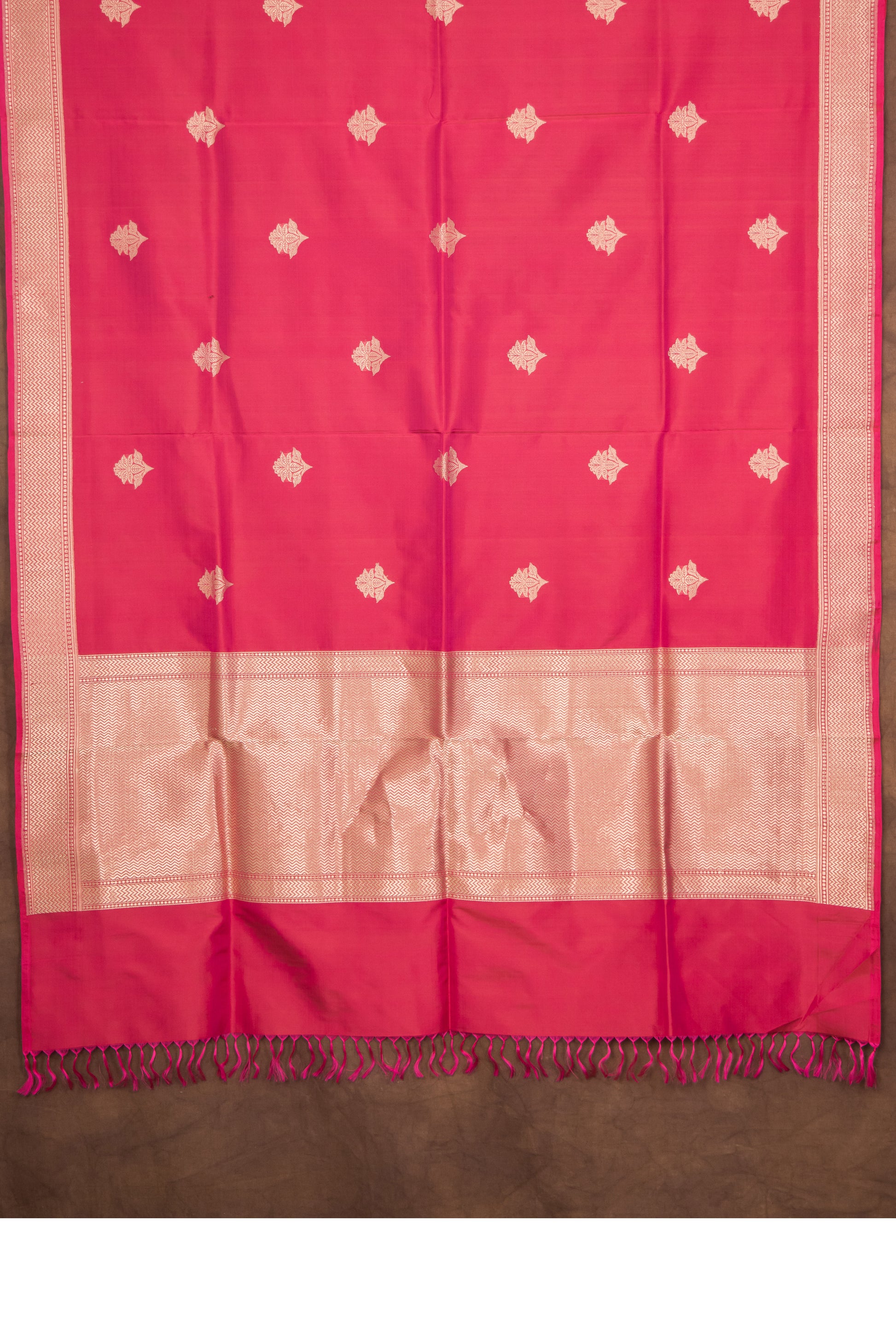 Rani Pink Dupatta Katan Pure Silk