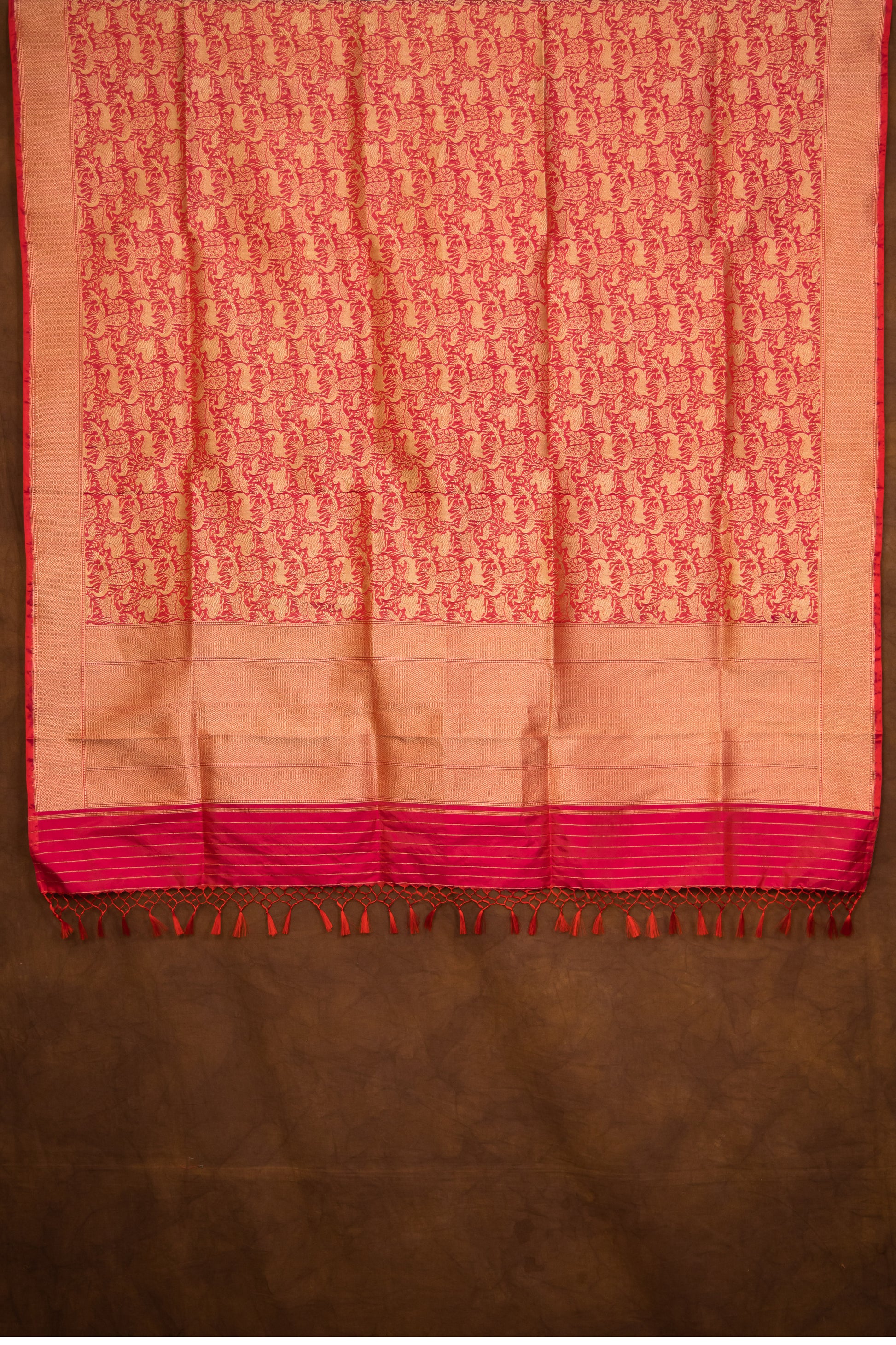 Pink Katan Pure Silk Dupatta