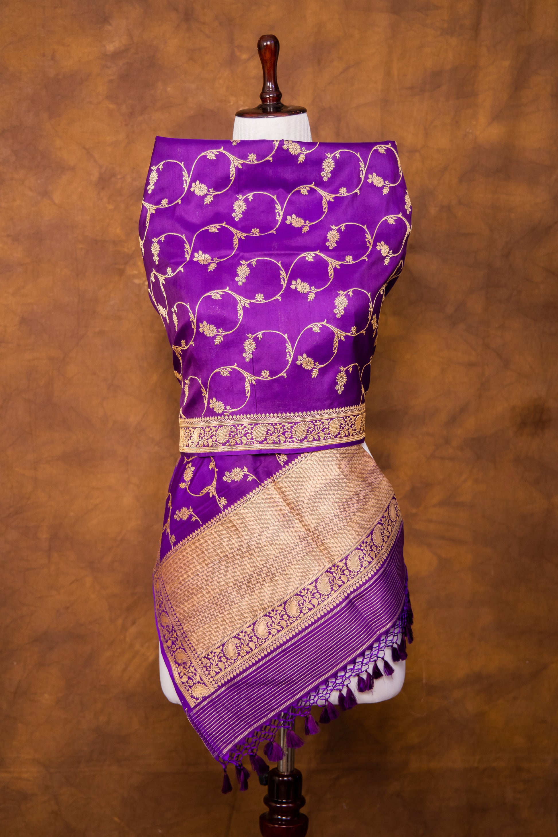 PurpleDupatta Katan Pure Silk