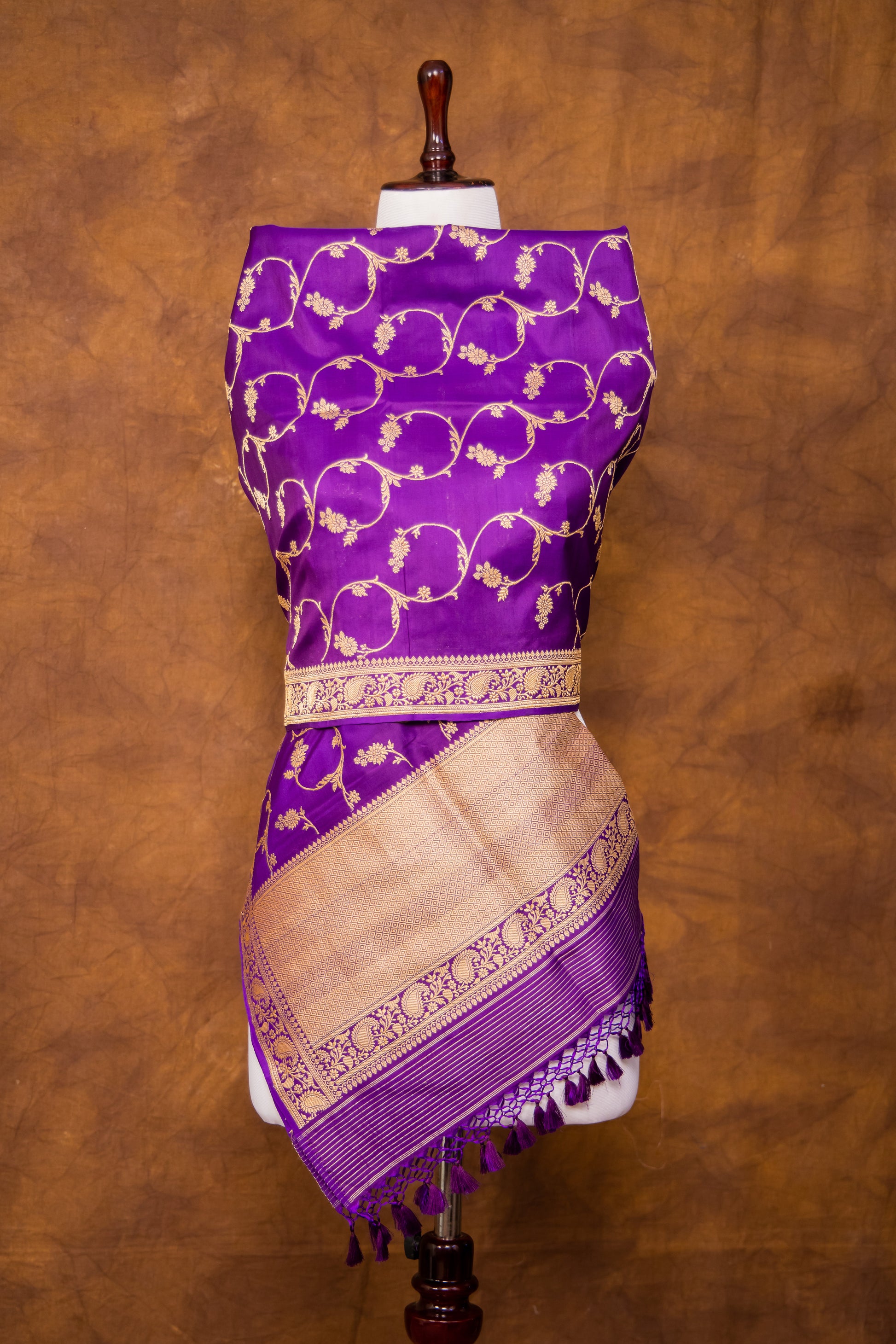 PurpleDupatta Katan Pure Silk