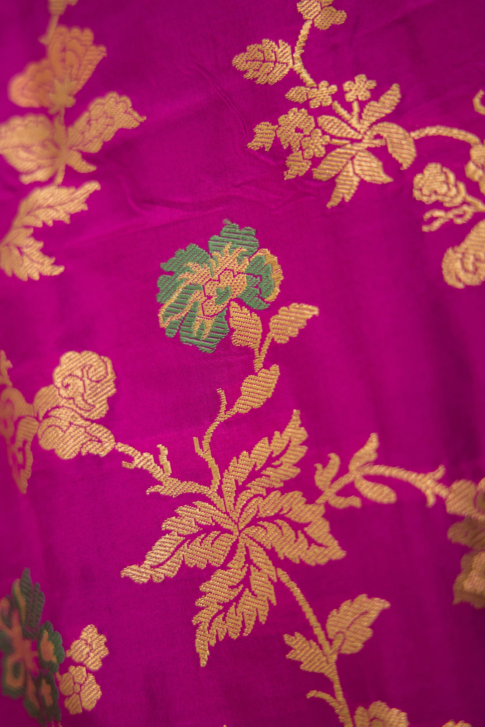 Purple Katan Pure Silk Dupatta