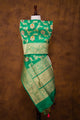 Green Katan Pure Silk Dupatta