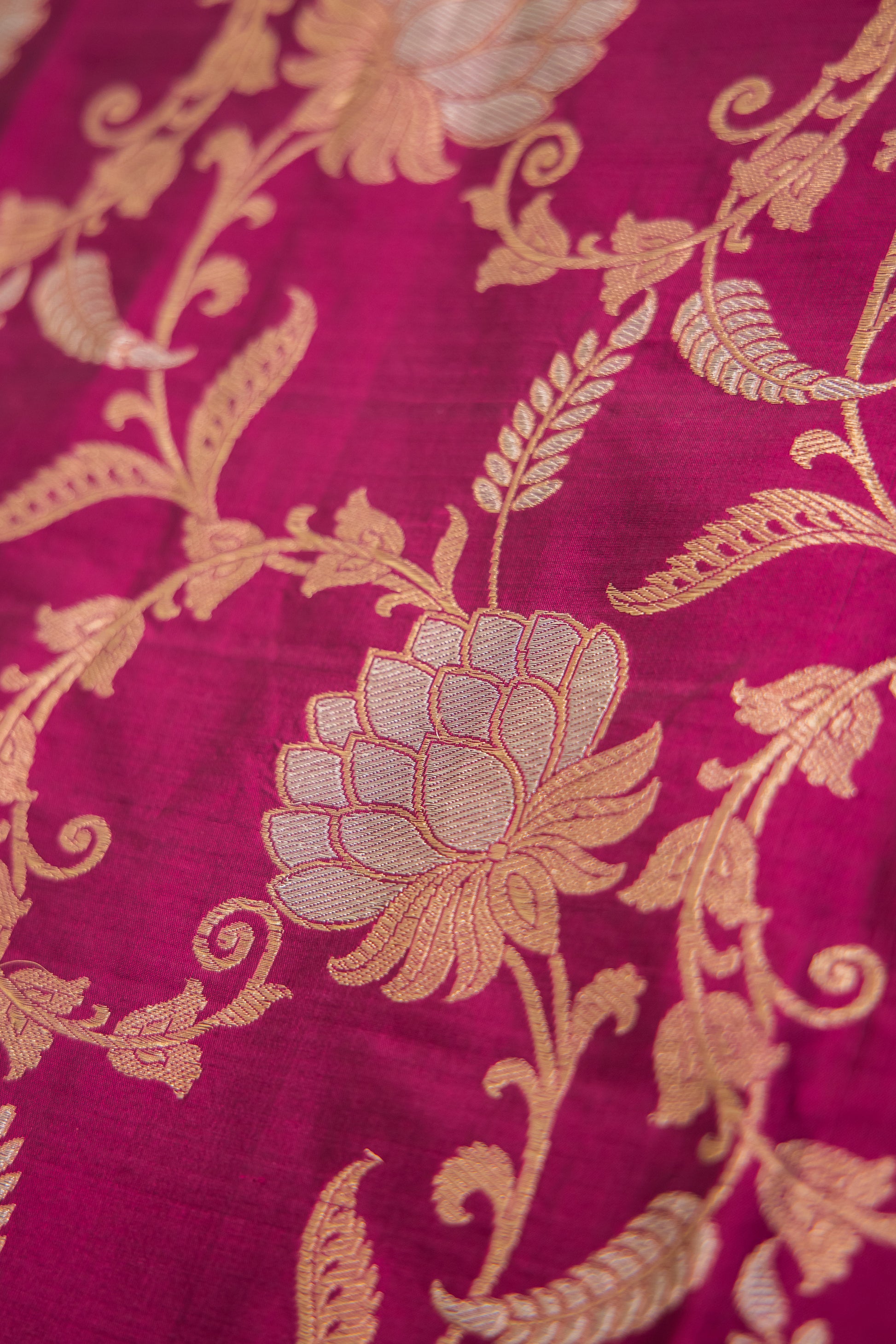 Maroon Dupatta Katan Pure Silk