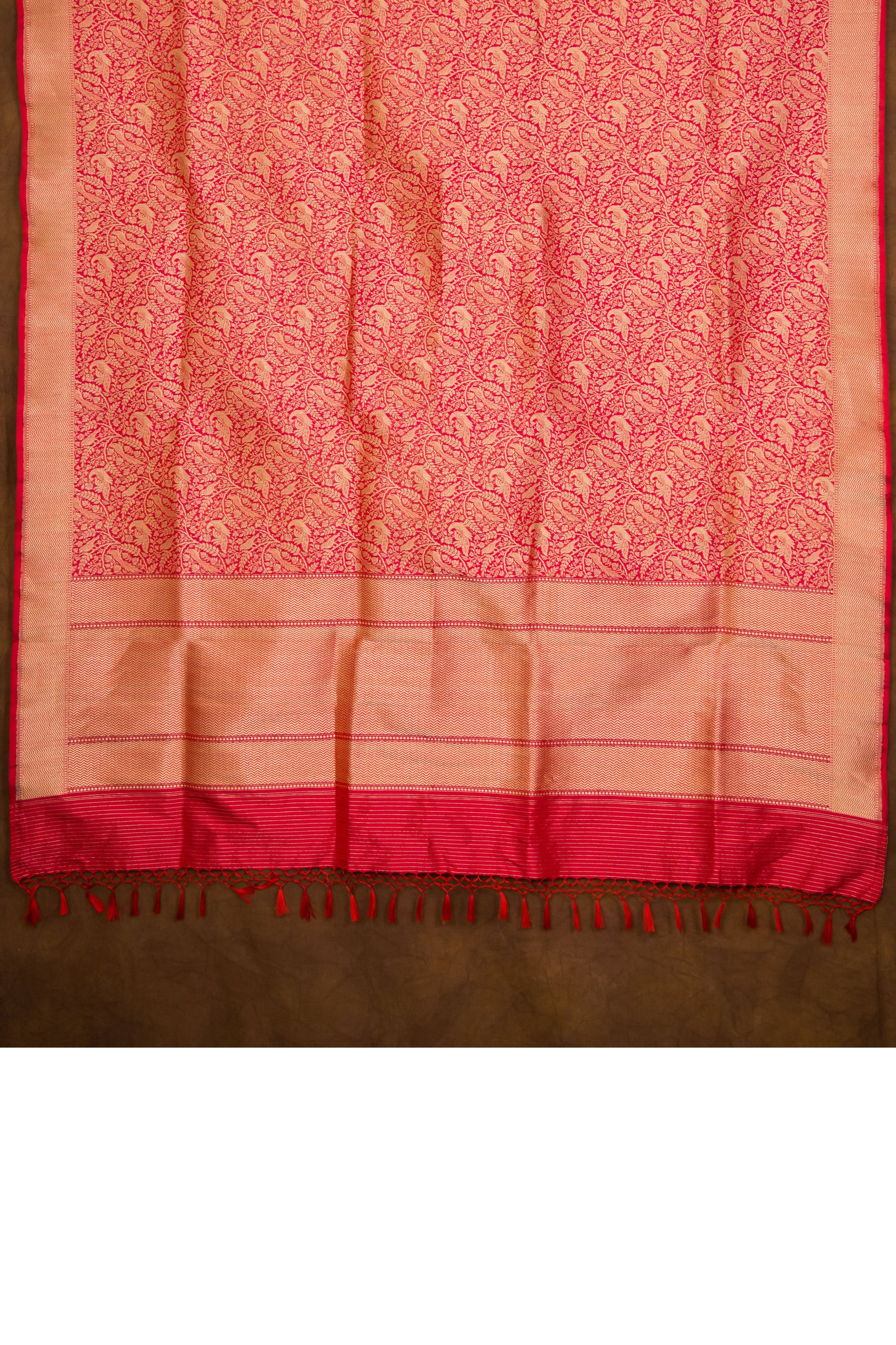 Pink  Katan Pure Silk Dupatta