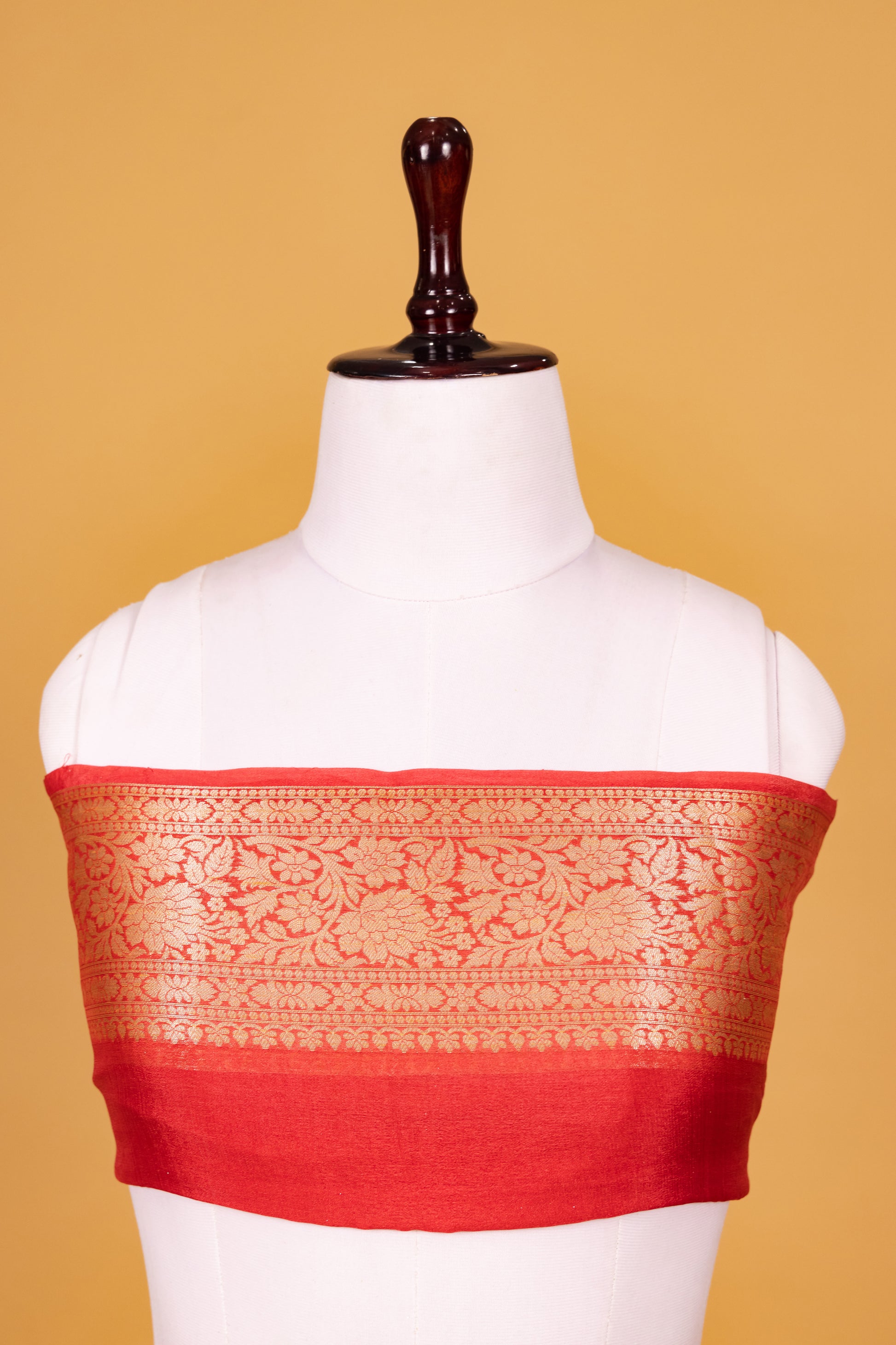 Rust Chiffon Pure Silk Cutwork Saree